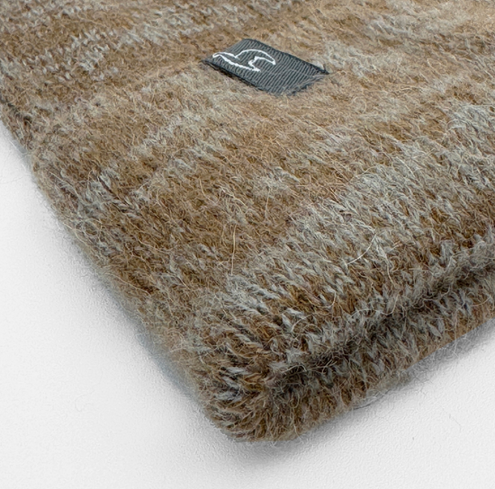 Alpaca Beanie Brushed Camel