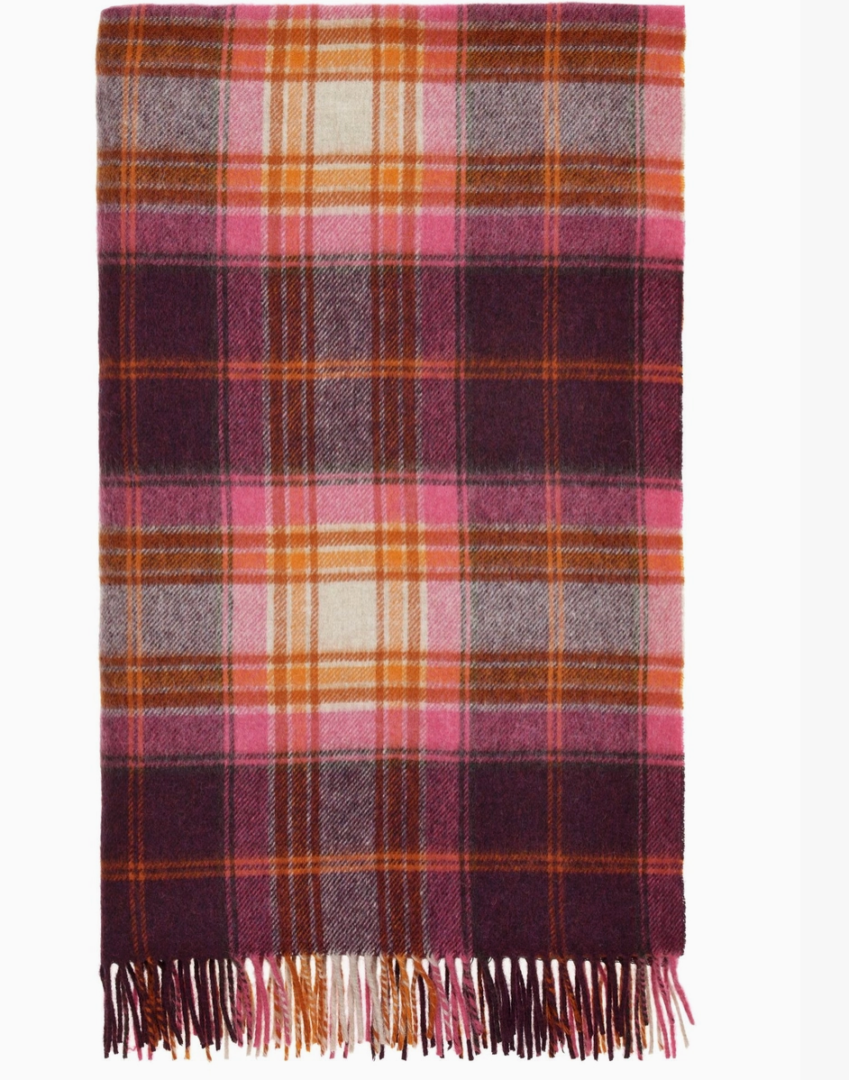 Winterton Throw Burgundy