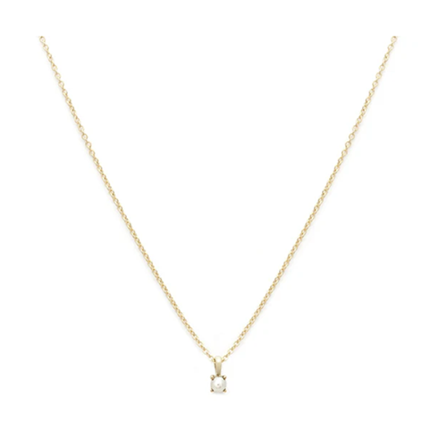 Leah Alexandra Pearl Birthstone Necklace