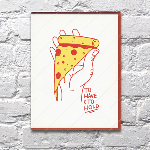 Card Have Hold Pizza