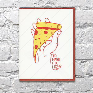 Card Have Hold Pizza