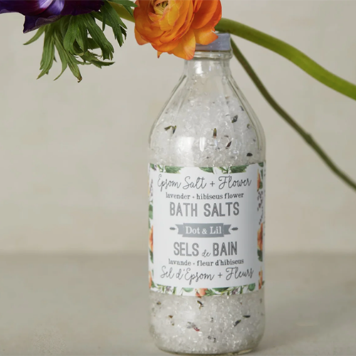 Dot & Lil Sel de Bain Lavande & Hibiscus