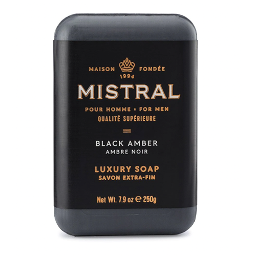 Savon Ambre Noir pour Hommes Mistral