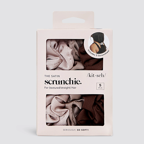 Chouchous en satin Kitsch Cameo 5 pièces