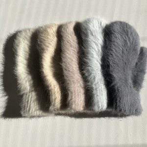 Fluffy Angora Mittens