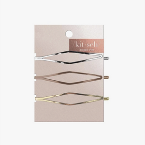 Kitsch Long Diamond Metal Bobby Pins