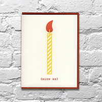 Card Birthday Blow Me