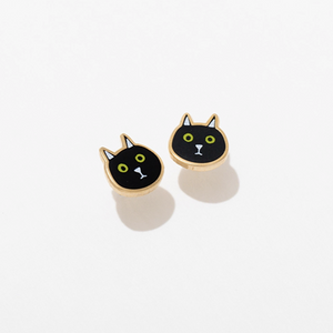 Larissa Loden Cat Stud Earrings
