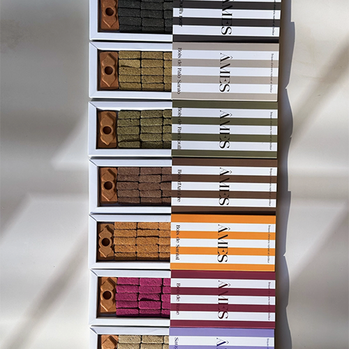 Ames Natural Incense Bricks & Burner