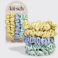 Kitsch Ruched Satin Scrunchies Multi Color