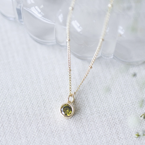 Glee Luster Necklace Moss