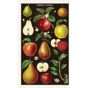 Cavallini  Apples & Pears Tea Towel