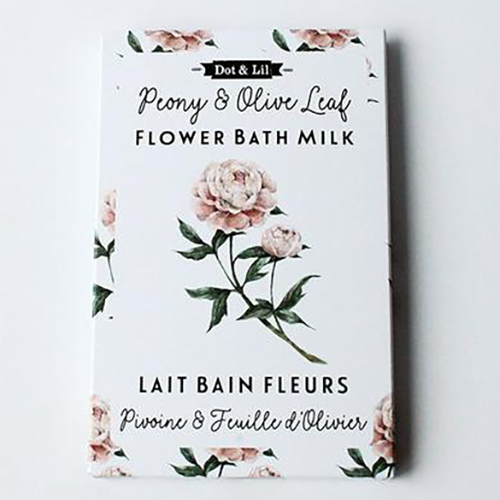 Dot  & Lil Peony & Olive Leaf Milk Bath Sachet