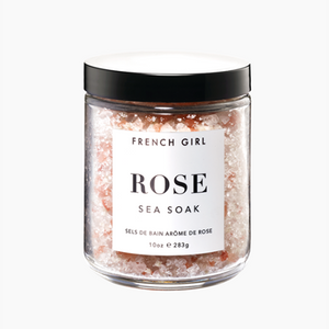 French Girl Rose Sea Soak- Calming Bath Salts
