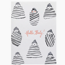 Carte Bonjour Bébé Enveloppée
