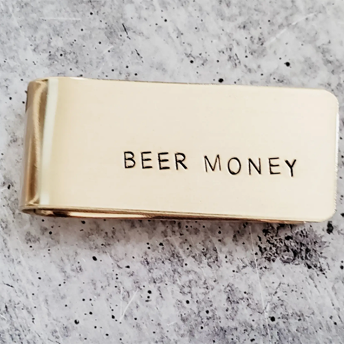 Beer Money Money Clip