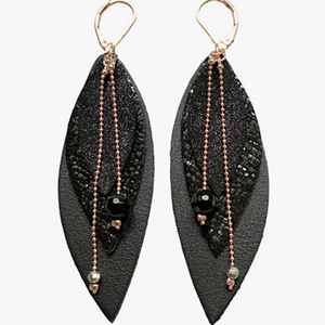 Earrings Pop Noir