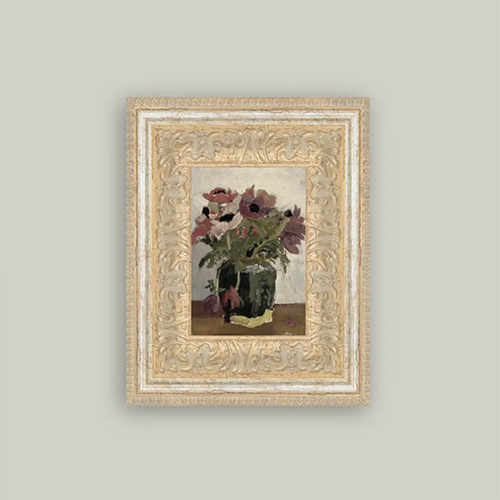 Mauve Floral Art