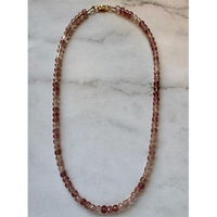 Lillian Faceted Natural Gemstone Necklace