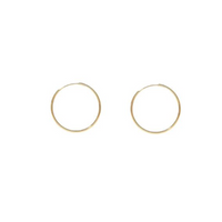 Leah Alexandra Airlight Hoops Gold