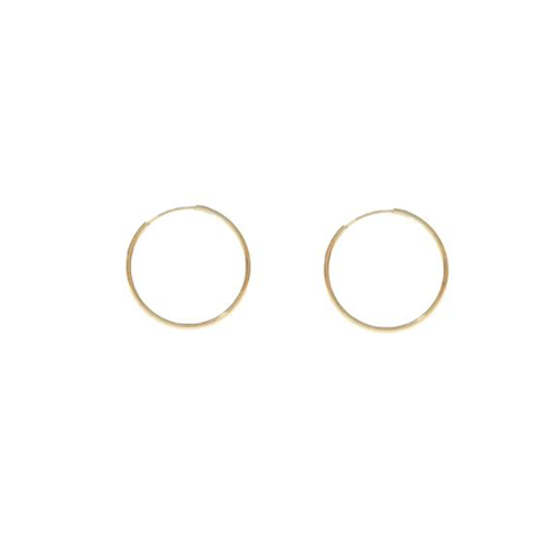 Leah Alexandra Airlight Hoops Gold