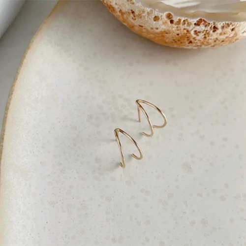 Clous d'oreilles Wishbone Token