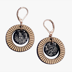 Earrings Bulle Noir