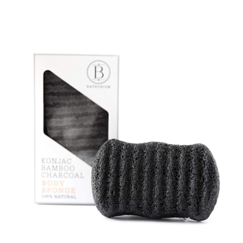 Éponge de corps en charbon de bambou Konjac