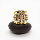 Moonstone Cluster Ring