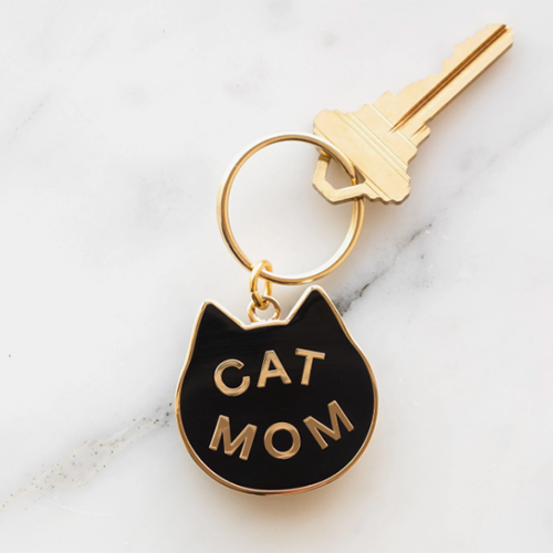 Cat Mom Keychain