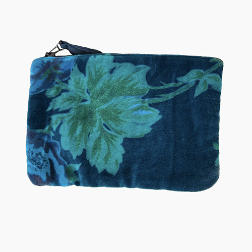 Napoli Velvet Pouch Amelia Teal