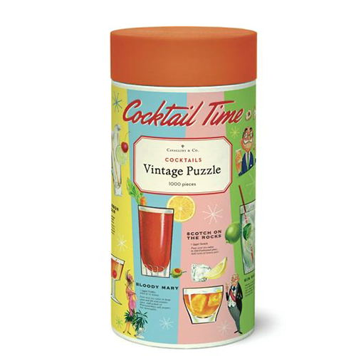 Puzzle de 1000 pièces Cavallini Cocktails