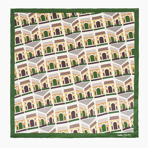 Square Arch Silk Bandana