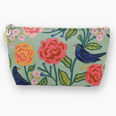 Makeup Bag Sage Birds