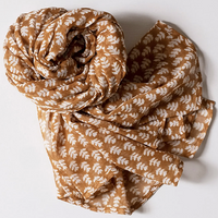 Tula Pumpkin Block Print Scarf