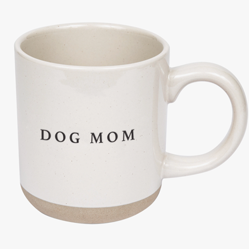 Dog Mom Stoneware Coffee Mug