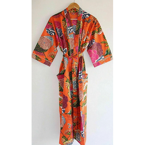 Kimono Floral Mandarine