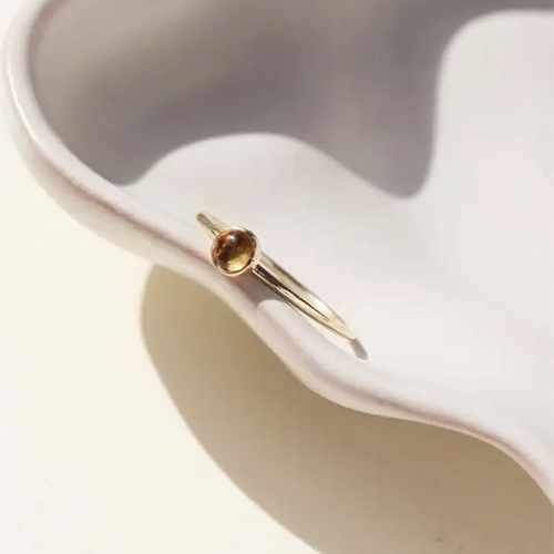 Token Citrine Ring