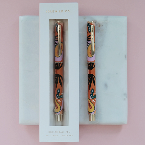 Papaya Luxe Rollerball Pen