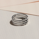 Bague à motifs croisés Lindsay Lewis