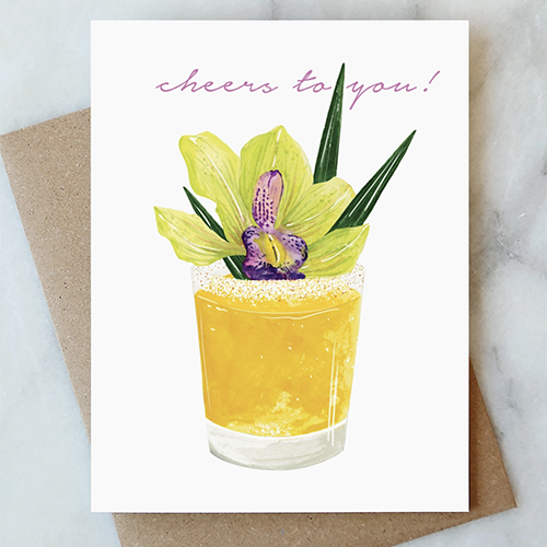 Tropical Cheers Card