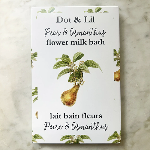 Dot & Lil Pear & Osmanthus Bath Milk Sachet