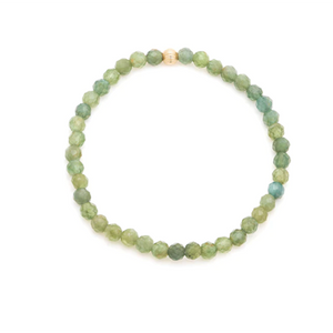 Leah Alexandra Social Mini Bracelet Green Apatite