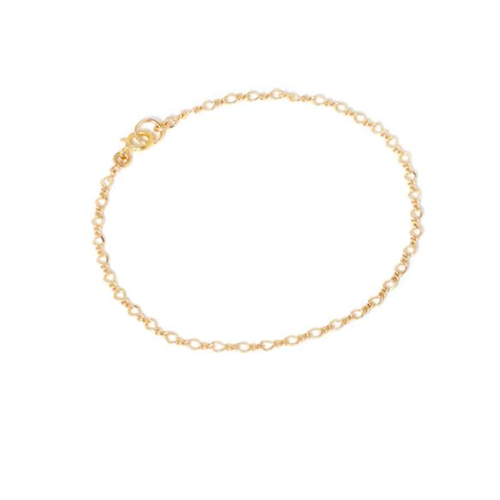 Leah Alexandra Mini Figaro Bracelet Goldfill