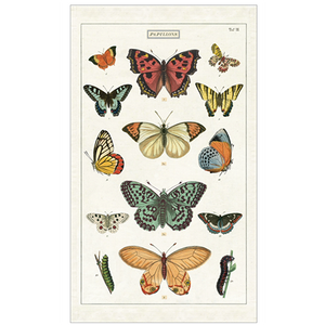 Cavallini Tea Towel Butterflies