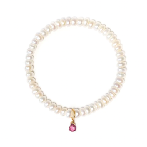 Leah Alexandra Social Bracelet Pearl & Tourmaline