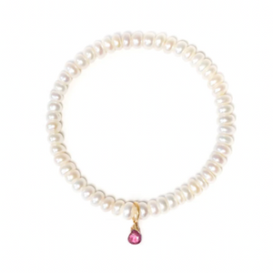 Leah Alexandra Social Bracelet Pearl & Tourmaline