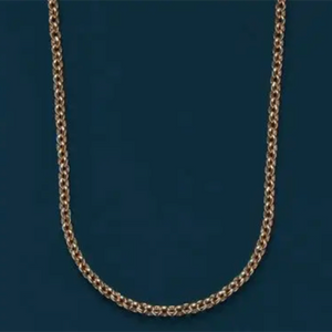Chaîne Rolo en or 14 carats pour homme