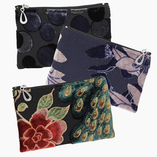 Burnout Velvet Coin Purse