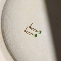 Token Fern Drop Earrings
